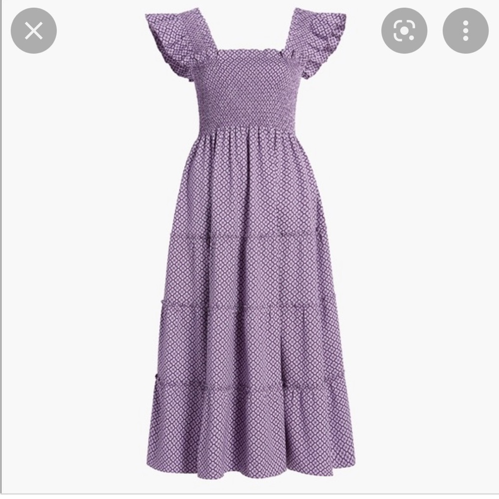 Hill House Plum Jacquard Ellie Nap Dress